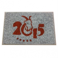 Ворсовые грязезащитные коврики с вклеенным логотипом из материала &quot;Super Nop&quot;